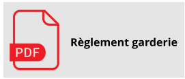 Règlement garderie
