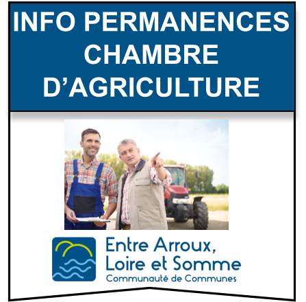 Info PERMANENCES   CHAMBRE   D’AGRICULTURE