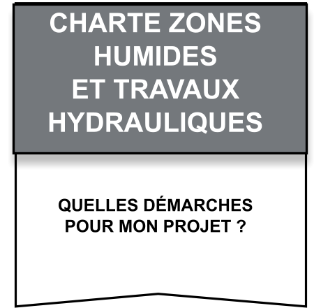 Quelles démarches   pour mon projet ? CHARTE Zones   humides   et travaux   hydrauliques